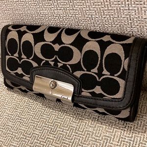 COPY - Black/Gray Coach Wallet